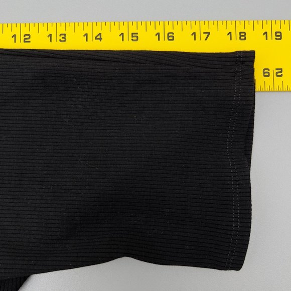 Naked Wardrobe Black Snatched Ribbed Shorts Size S NW-P0081 - Picture 8 of 9